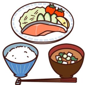 一汁一菜の食事例