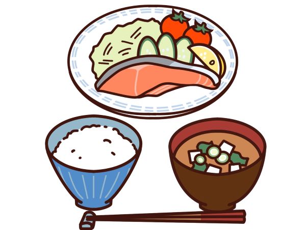 一汁一菜の食事例