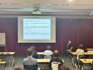 三鷹商工会健康セミナーの様子