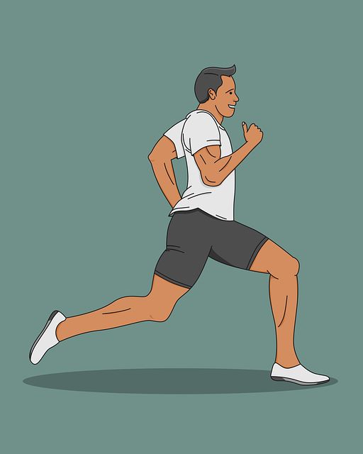 ランニングを楽しむ男性