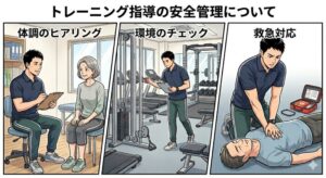 トレーニング指導の安全管理について